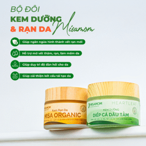 Combo Kem Diếp Cá Dâu Tằm & Kem Rạn Misa Organic