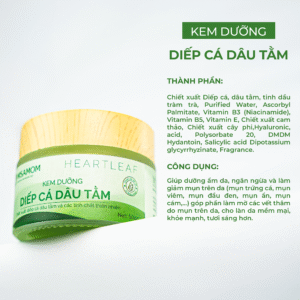 Kem Diếp Cá Dâu Tằm 50g – Cấp Ẩm, Hỗ Trợ Giảm Mụn Thâm, Dưỡng Sáng Da