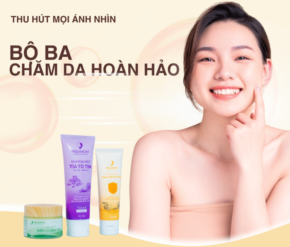 Bộ 3 chăm da hoàn hảo- Da khỏe đẹp từ làm sạch đến bảo vệ